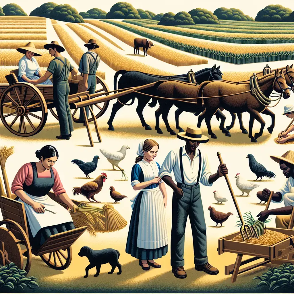 Gender roles in traditional agricultural societies