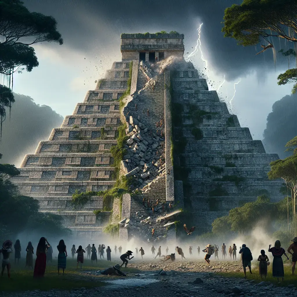 Ancient Mayan Temple in Mexico Collapses Amid Claims of Climate Change Influence